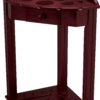 Deluxe 8 Cue Floor Rack w/ Drawer - Wine